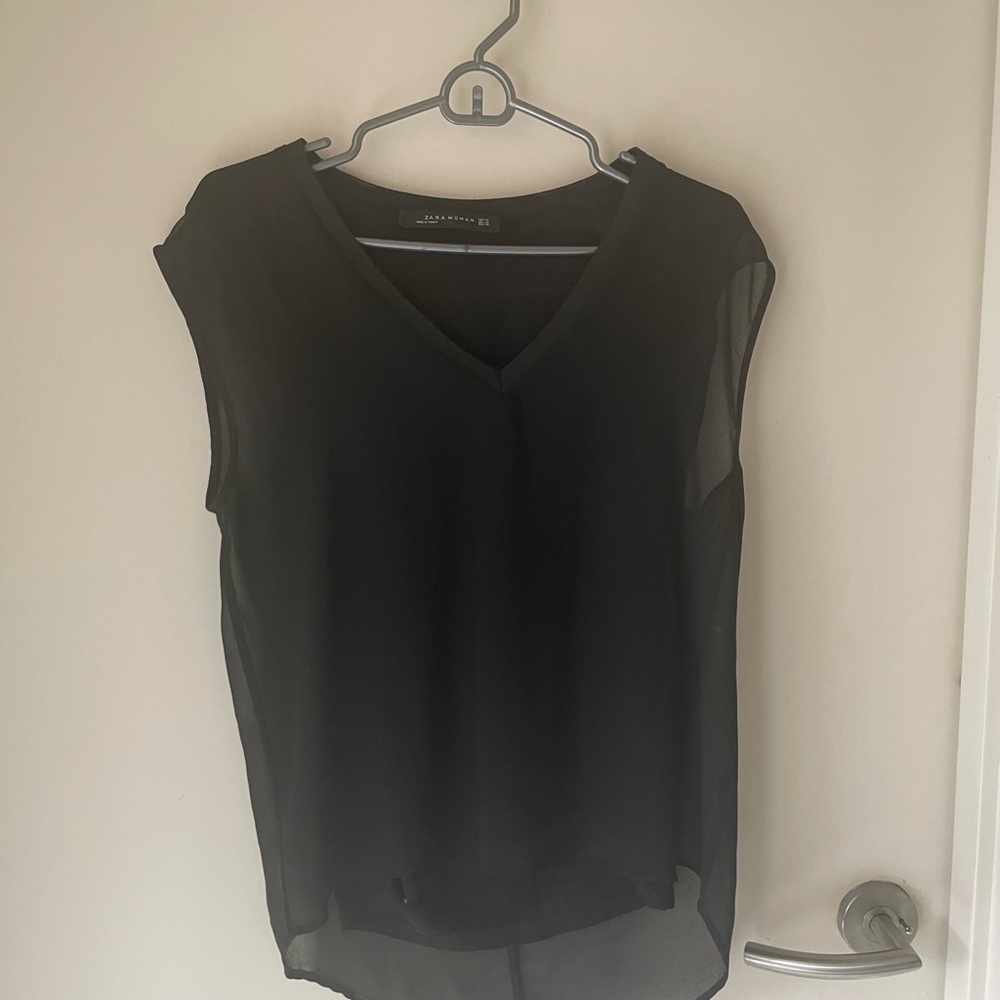 Zara Short Sleeve Blouse